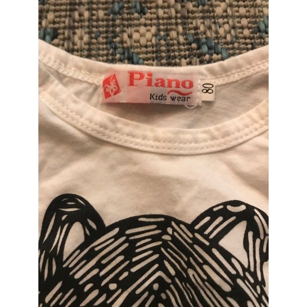 Small Shop White Bear Outfit 9-12m - Picture 4 of 5